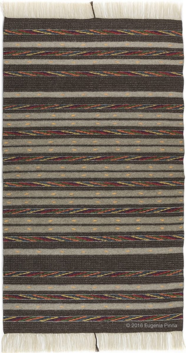 Rug designed by and copyright Eugenia Pinna. 