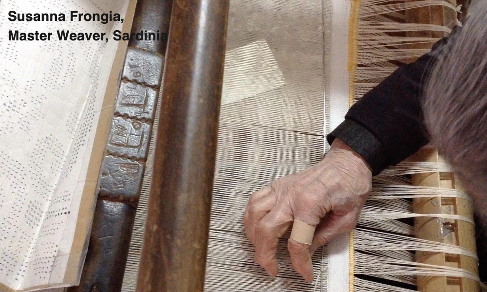 Susanna Frongia, Master Weaver, Sardinia